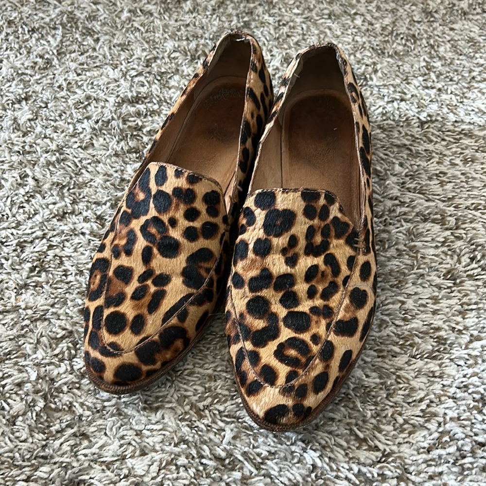 Madewell Frances Loafers in Leopard Sz 9.5